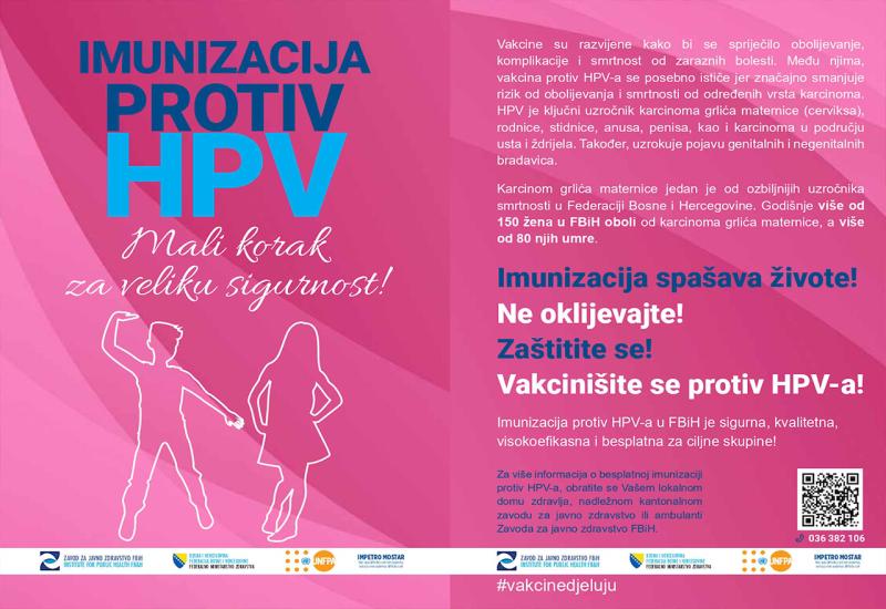 Mostar Javnozdravstvena Akcija O Hpv U Ispred Mepas Malla Bljesak