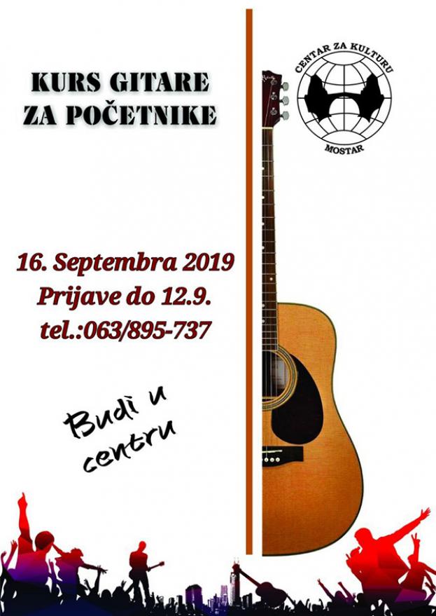 Završni koncert polaznika tečaja gitare - Naučite svirati gitaru, tečaj za početnike u Mostaru