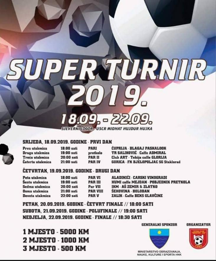 Plakat turnira - U Mostar stiže Super turnir u futsalu