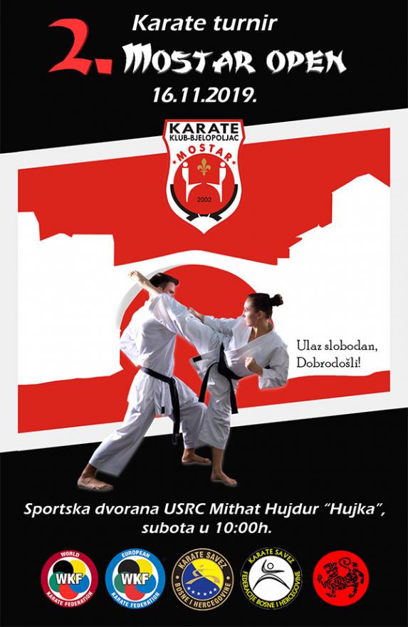 2. Mostar Open 2019 - Mostar domaćin karate turnira sa pet stotina natjecatelja