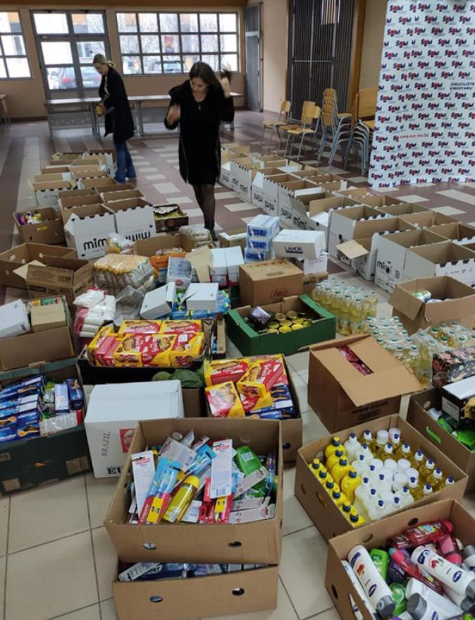 Studenti su napravili 63 paketa s namirnicama - Završena humanitarna akcija 