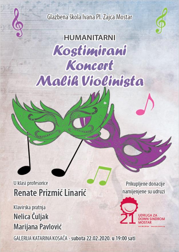 Udruga za Down Sindrom Mostar - Dođite večeras u Kosaču: Humanitarni koncert Udruzi za Down Sindrom Mostar