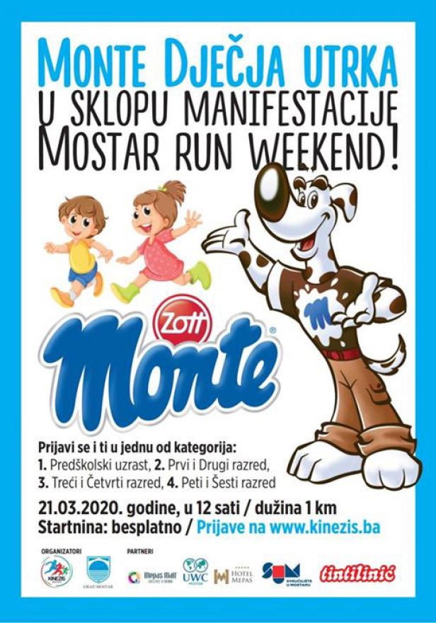 Dječja utrku u dužini od 1km - Dječja utrku u dužini od 1km u sklopu Mostar Run Weekend 2020