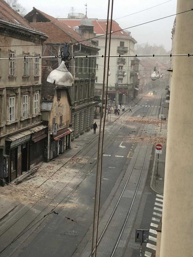 Posljedice potresa u Zagrebu - Snažan potres pogodio Zagreb