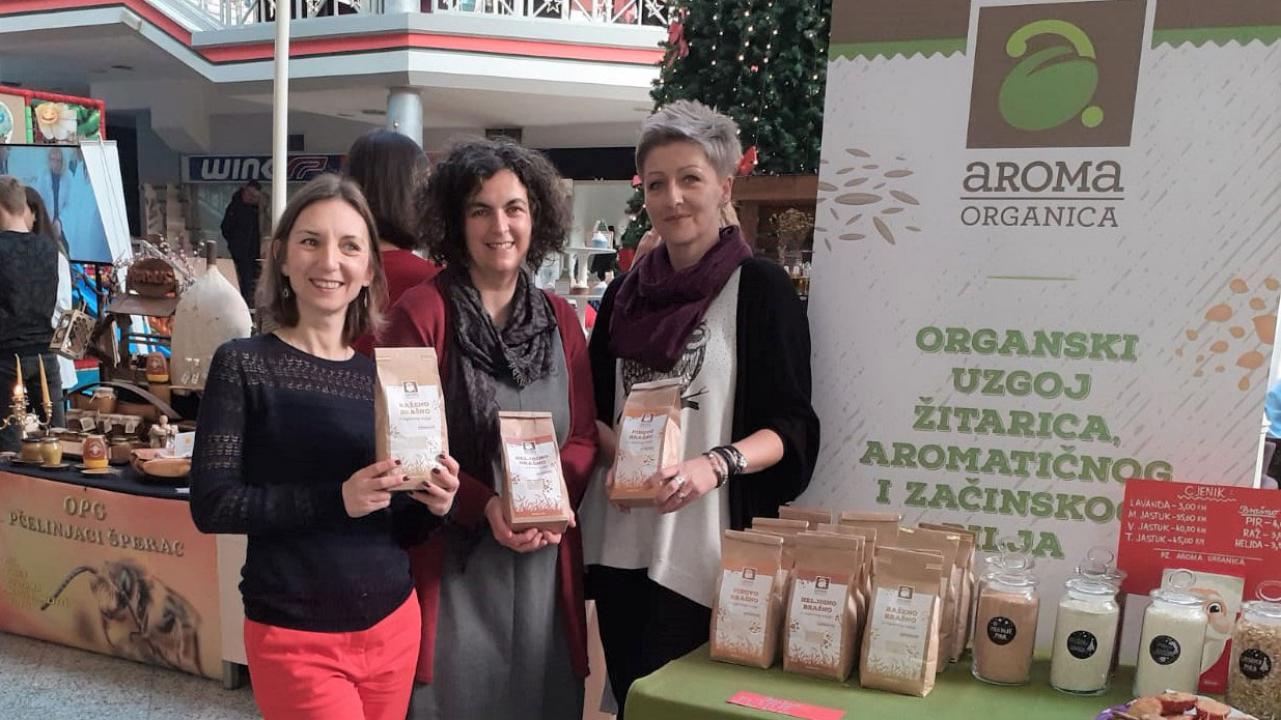 Žene sada upravljaju poslovanjem rame uz rame sa osnivačima - Zadruga Aroma Organica Sweden/USAID FARMA II brašno od organske heljde, prosa, spelte i raži, mekinje