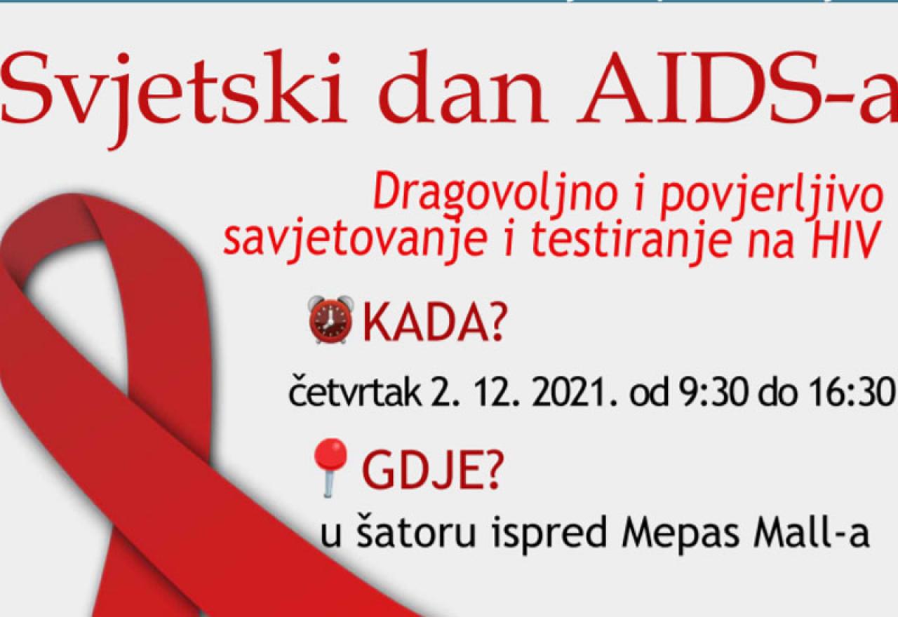 U Mostaru se obilježava Svjetski dan HIV/AIDS-a - U Mostaru se obilježava Svjetski dan HIV/AIDS-a