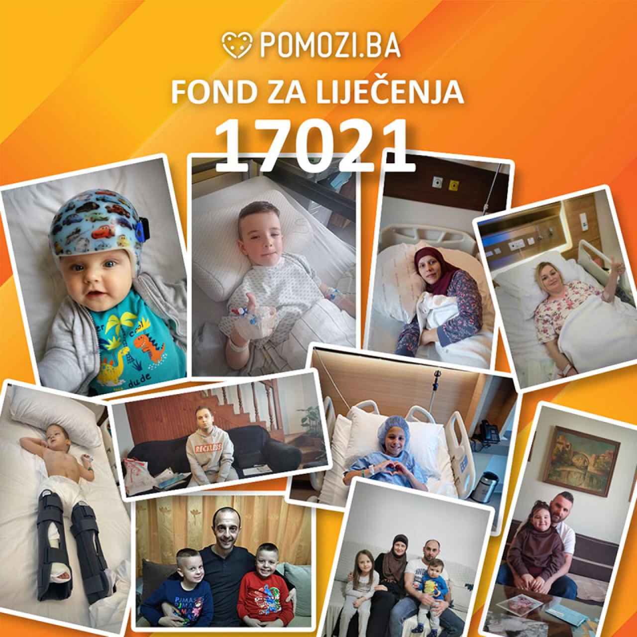 Pomozi.ba - U prvom kvartalu 2022. godine prikupili 1,2 milijuna KM za liječenja oboljelih bh. građana