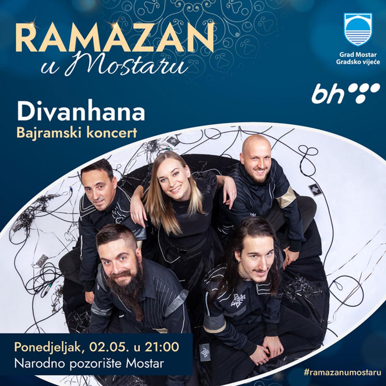 Bajramski koncert grupe Divanhana - U ponedjeljak Bajramski koncert grupe Divanhana