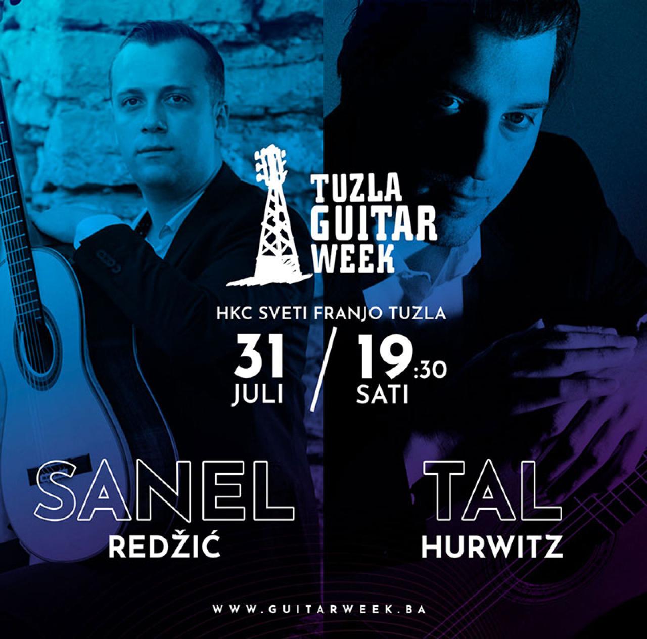 Tuzla Guitar Weeka - Sanel Redžić i Tal Hurwitz koncertom otvaraju Sedmicu gitare u Tuzli