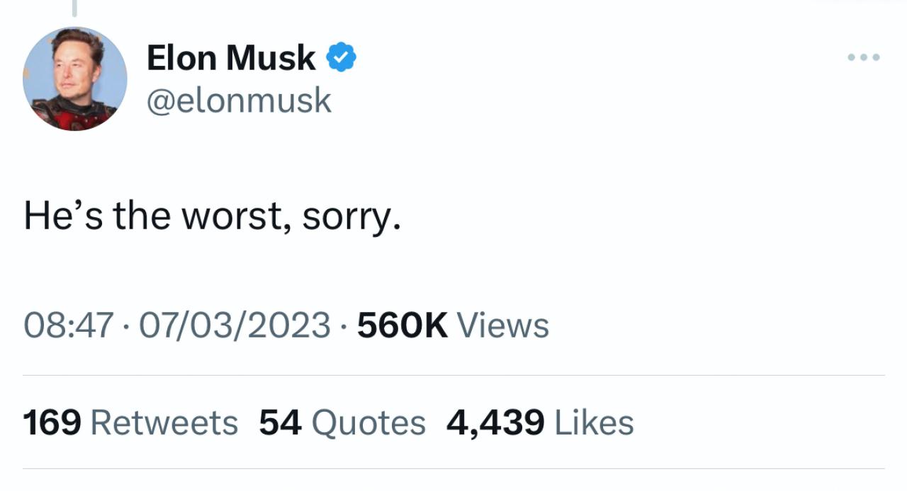 Muskov twitt - Gadna greška: Musk javno dao otkaz radniku na Twitteru, pa se kasnije ispričavao