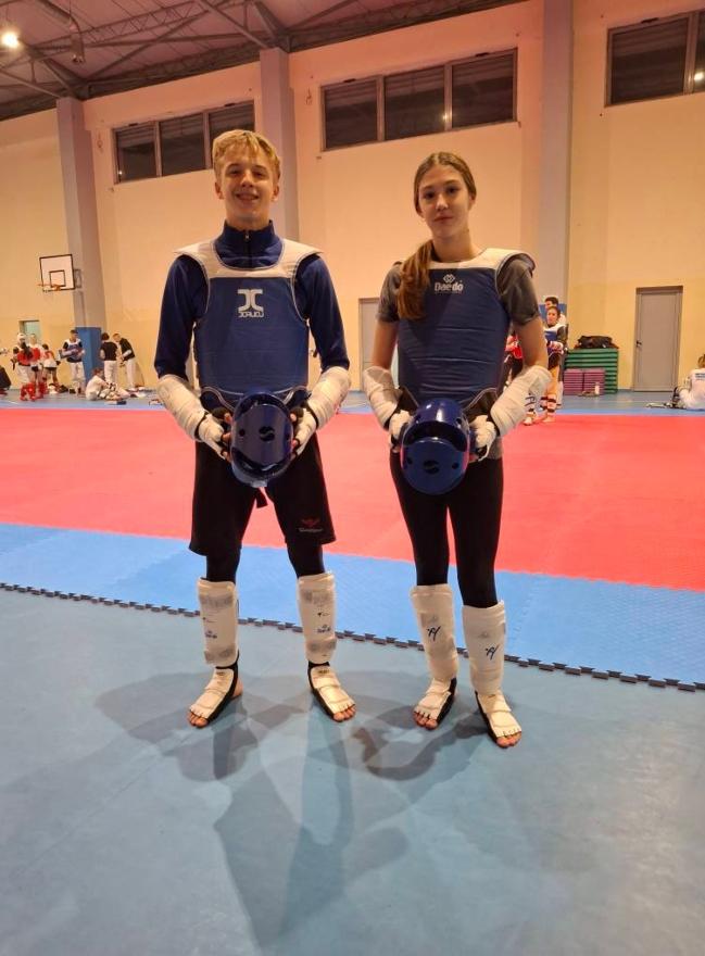 Josip Bevanda i Ana Miljko - Taekwondo klub Cro Star Mostar sudjelovao na Taekwondo kampu u Podgorici