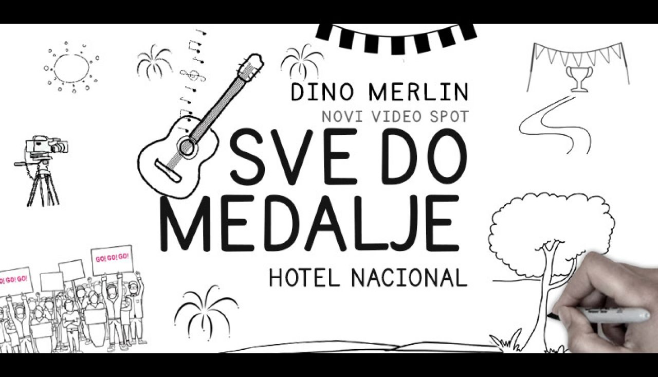Premijera video spota Dine Merlina za pjesmu "Sve do medalje"