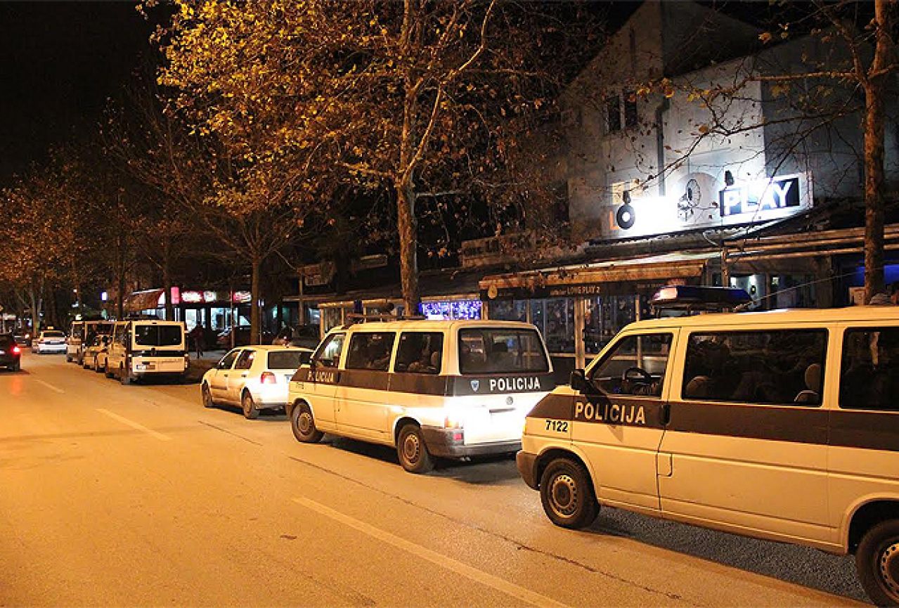 Mostar: Policija izvršila kontrolu u 24 objekta, privedene četiri osobe