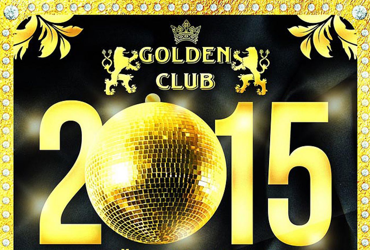 Najluđa novogodišnja zabava ove godine je u Golden Clubu!
