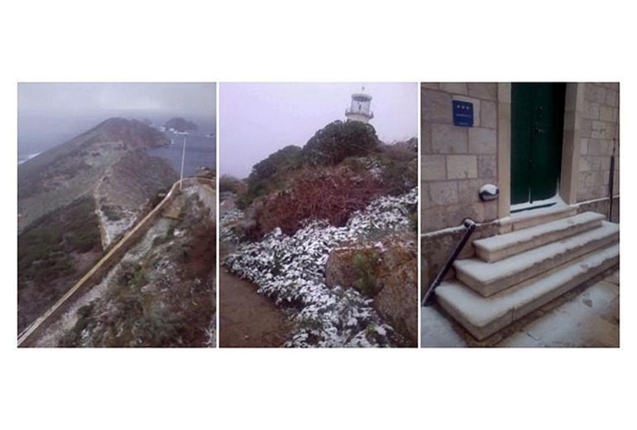 Snježni pokrivač na Palagruži prvi put od početka meteoroloških mjerenja