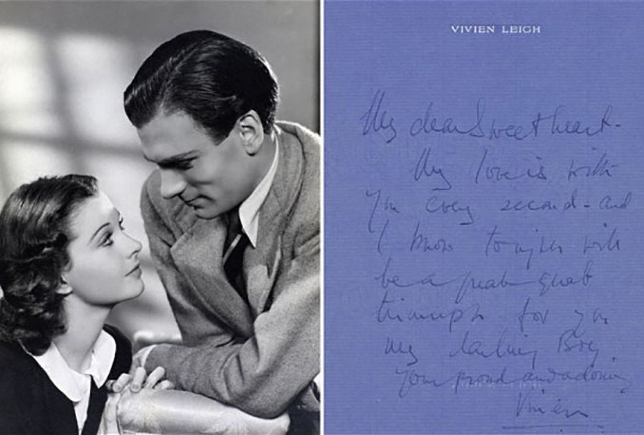 Otkrivena strastvena pisma Laurence Oliviera i Vivien Leigh