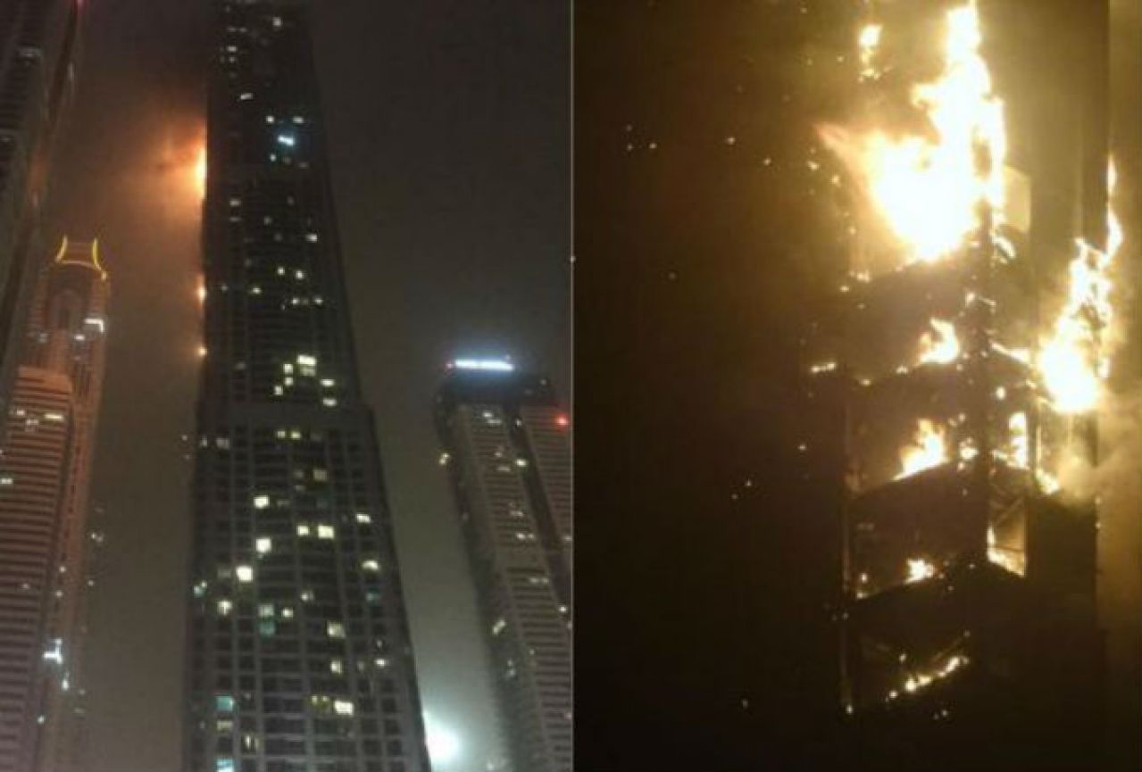 Ugašen požar u Torch Toweru u Dubaiju, nema žrtava