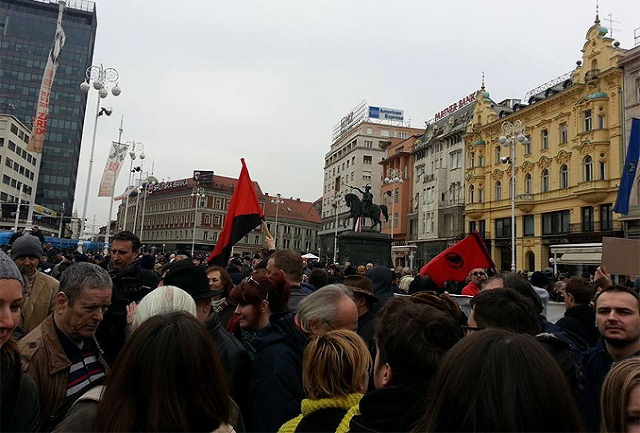 Antifašisti prosvjedovali protiv najavljenog okupljanja pravaša