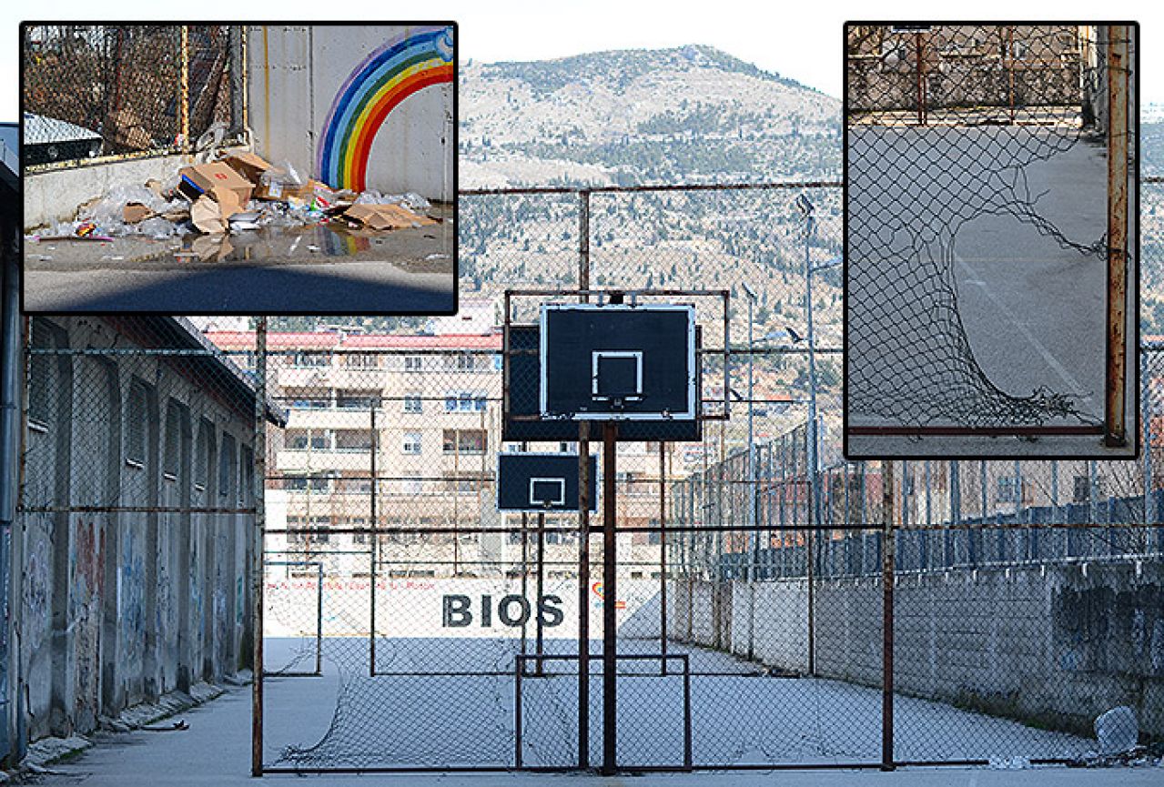 Grad šuti: Nesigurna igrališta za djecu u Mostaru