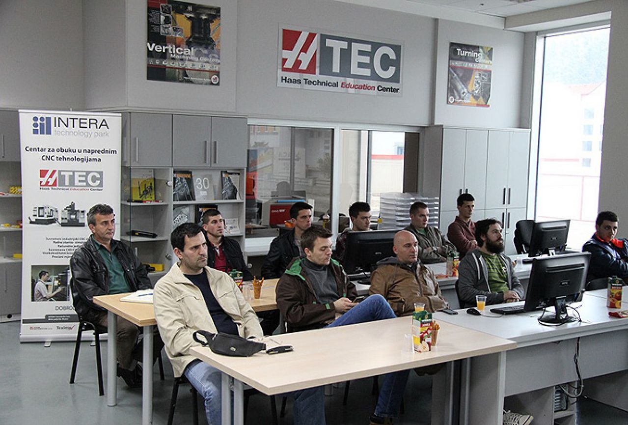 Održana probna predavanja za obuku CNC programera