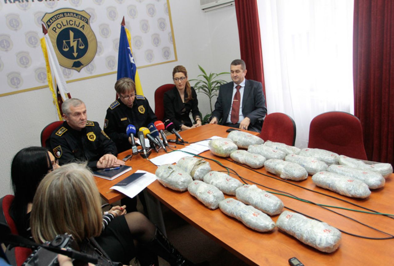 Sarajevski MUP zaplijenio 11 kilograma marihuane; uhićeno više osoba