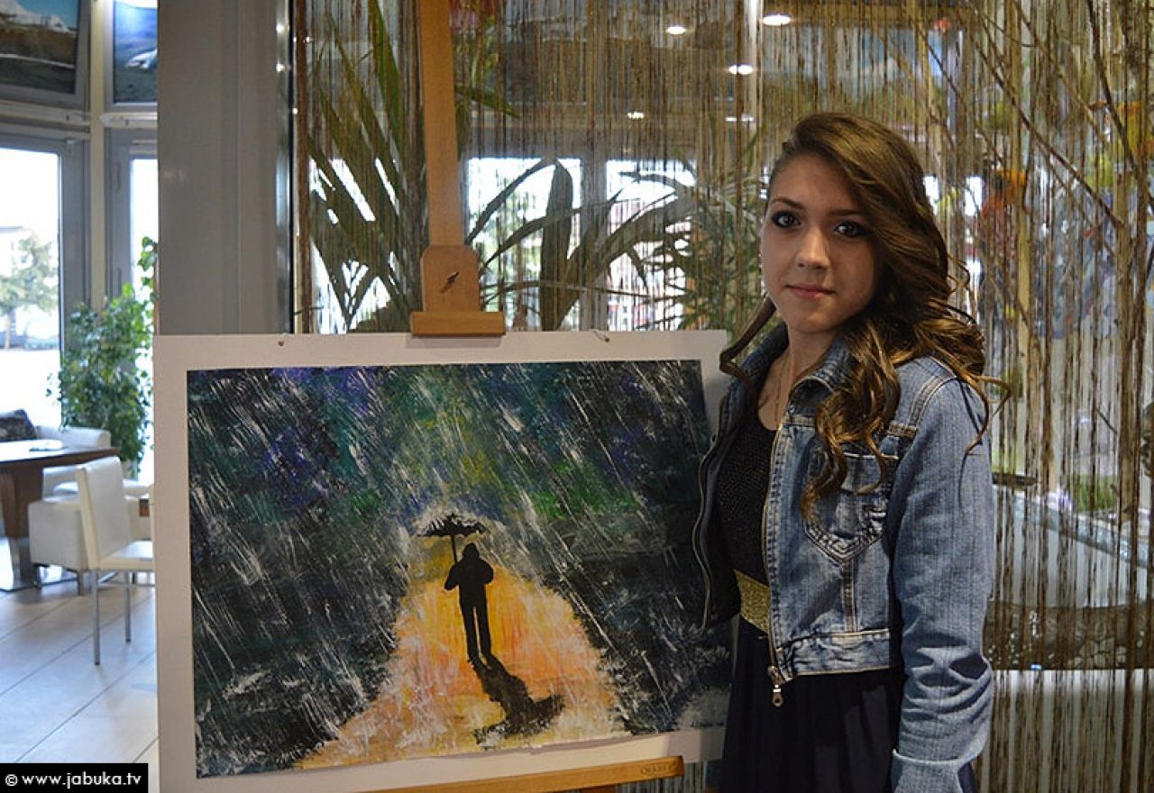 Šesnaestogodišnja Ljubušanka otvorila prvu samostalnu izložbu
