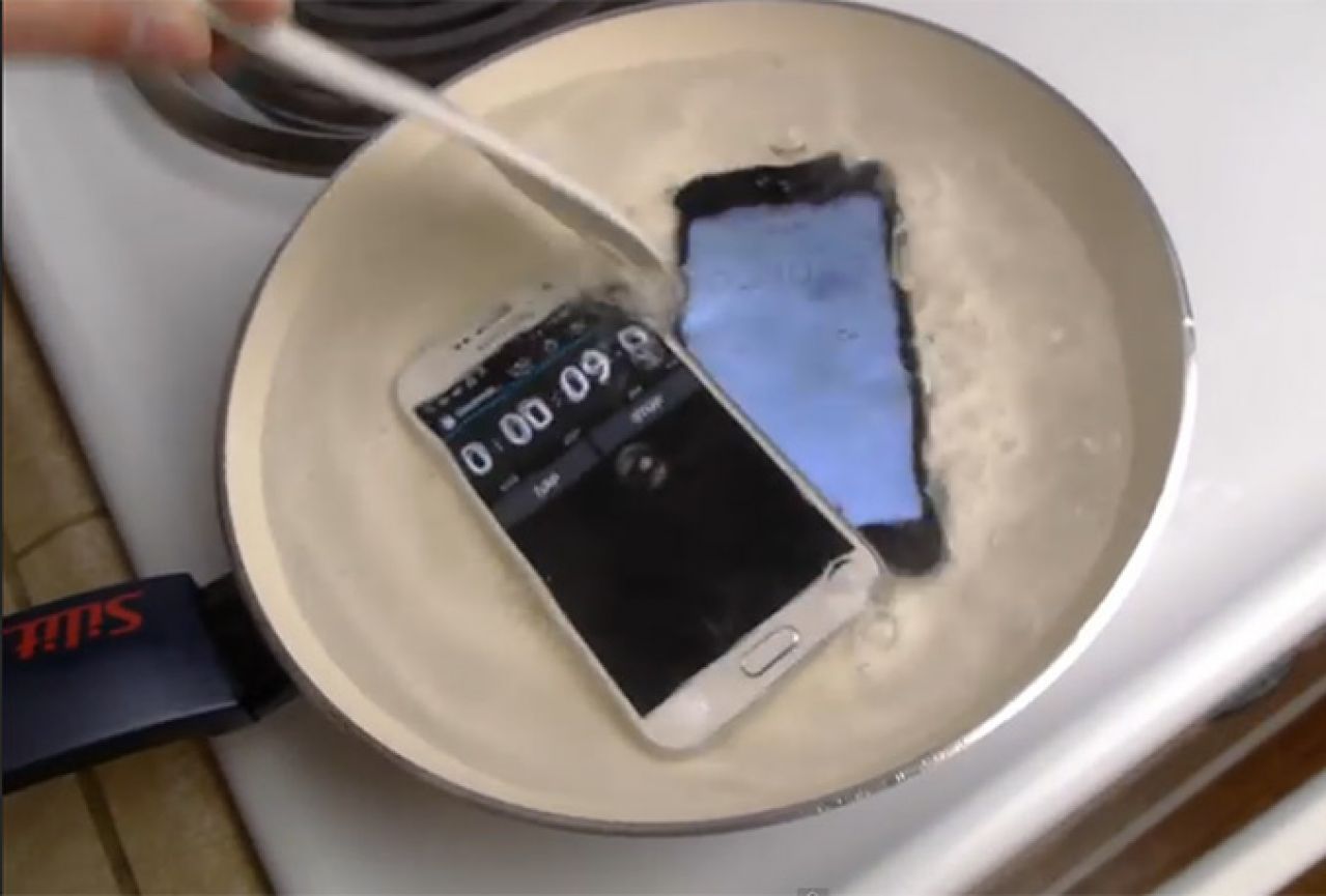 Skuhali iPhone 6 i Samsung Galaxy S6, što mislite koji je telefon 'preživio'?