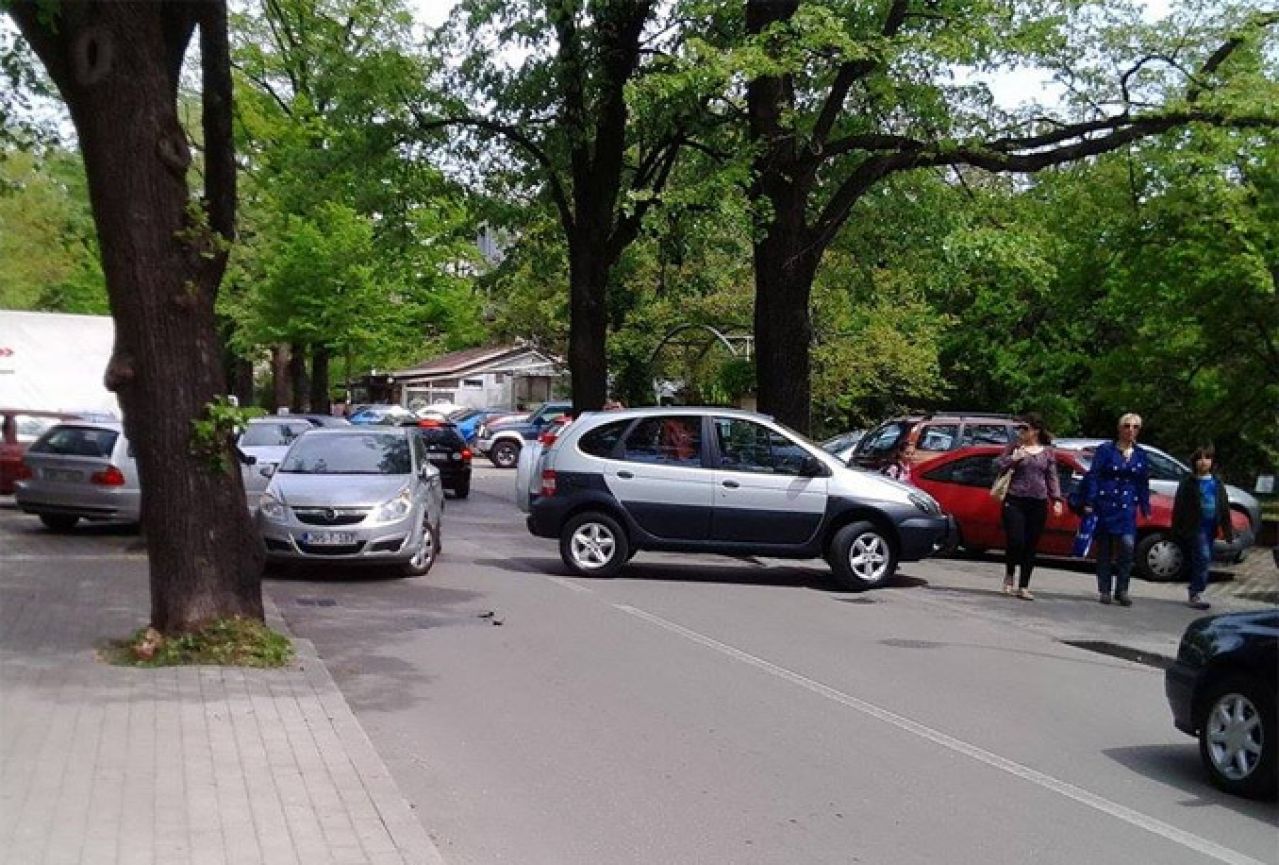 Mostar: Mala šteta, velika gužva