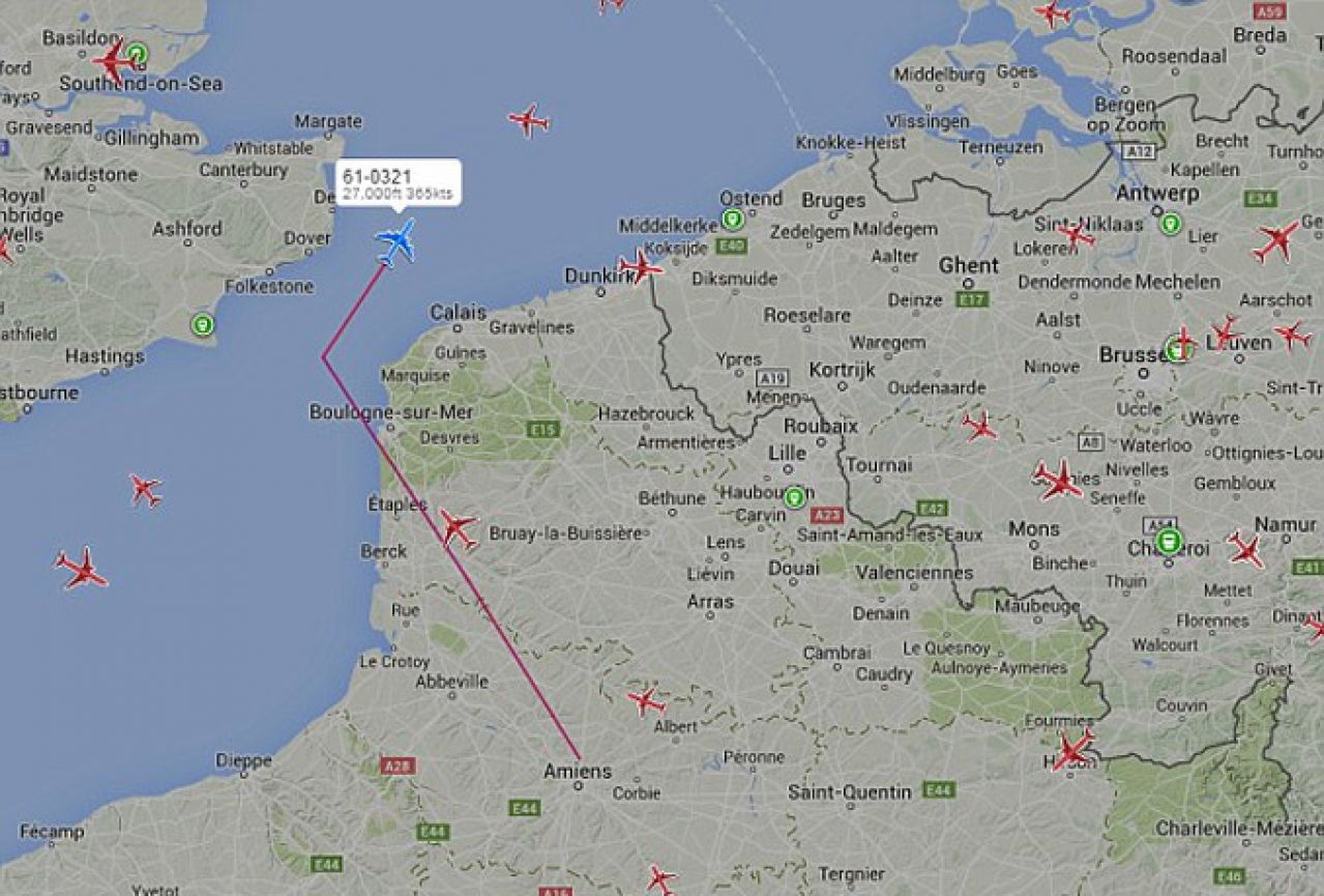 Američki zrakoplov nestao iznad La Manchea, vojska šuti o misterioznom nestanku