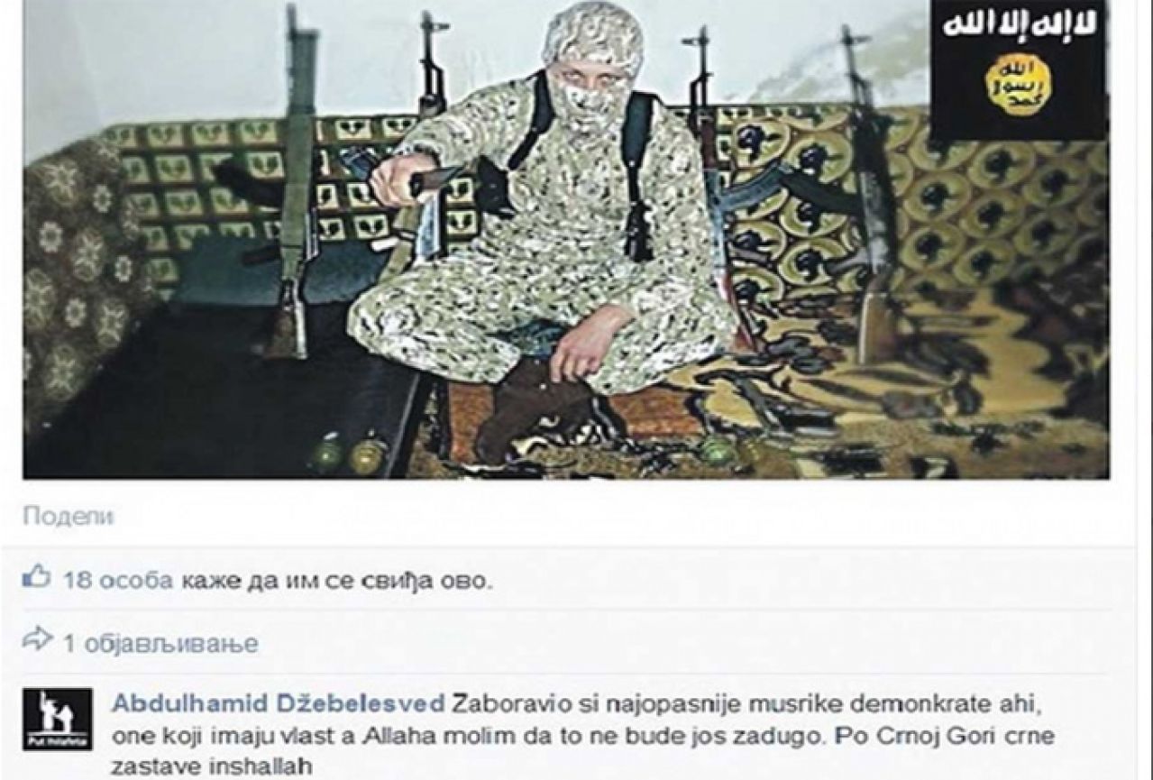 Zaprijetio crnogorski ekstremist: ISIL će doći u Bar i neće imati milosti
