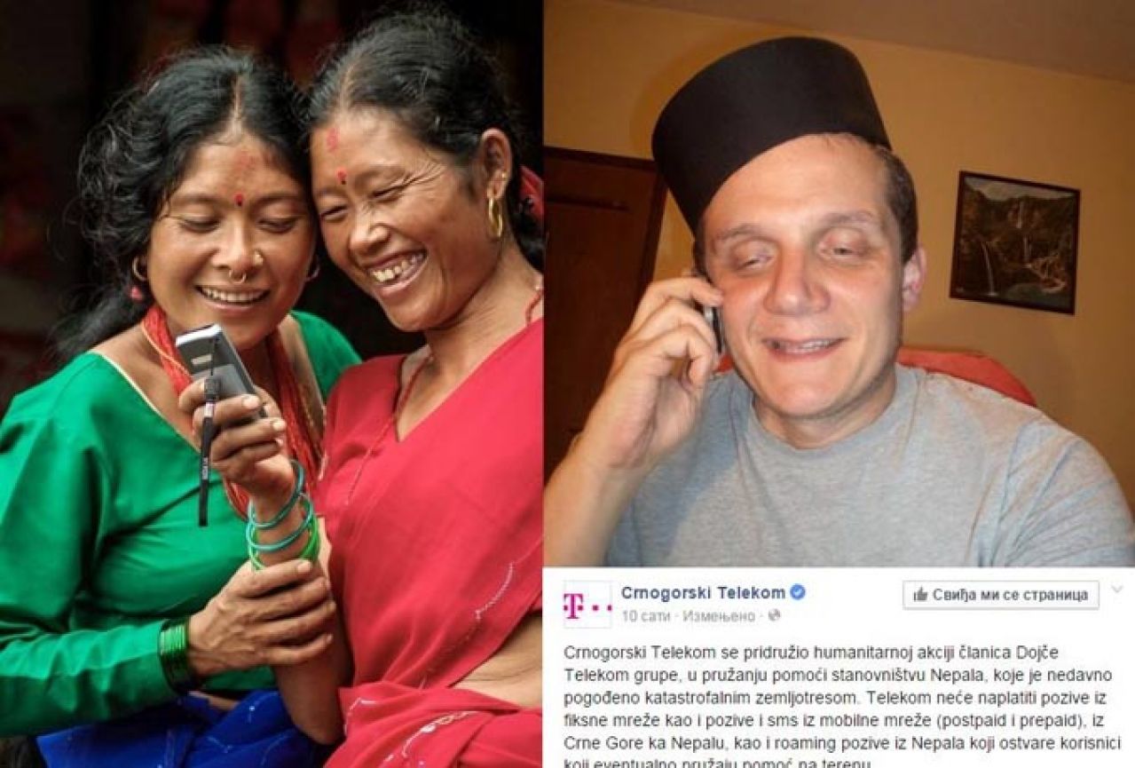 Hit na društvenim mrežama: Crnogorski Telekom 'pomaže' ugroženima u Nepalu