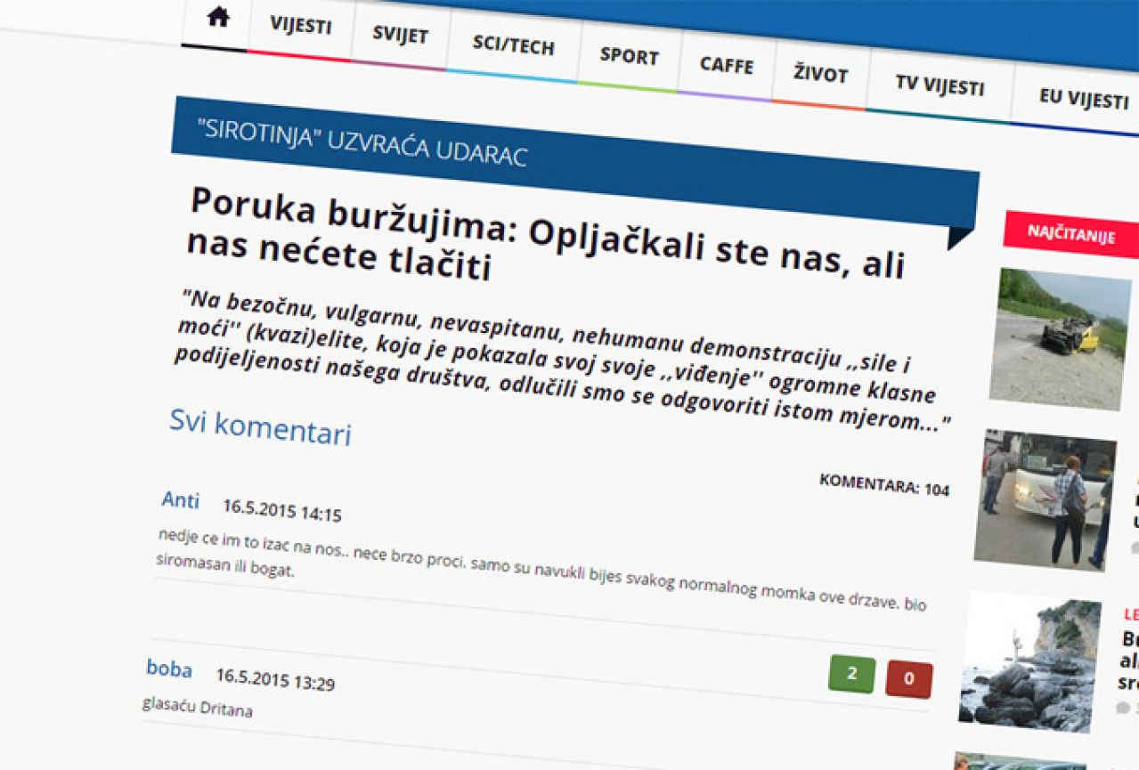 Uhićen zbog komentara o premijeru