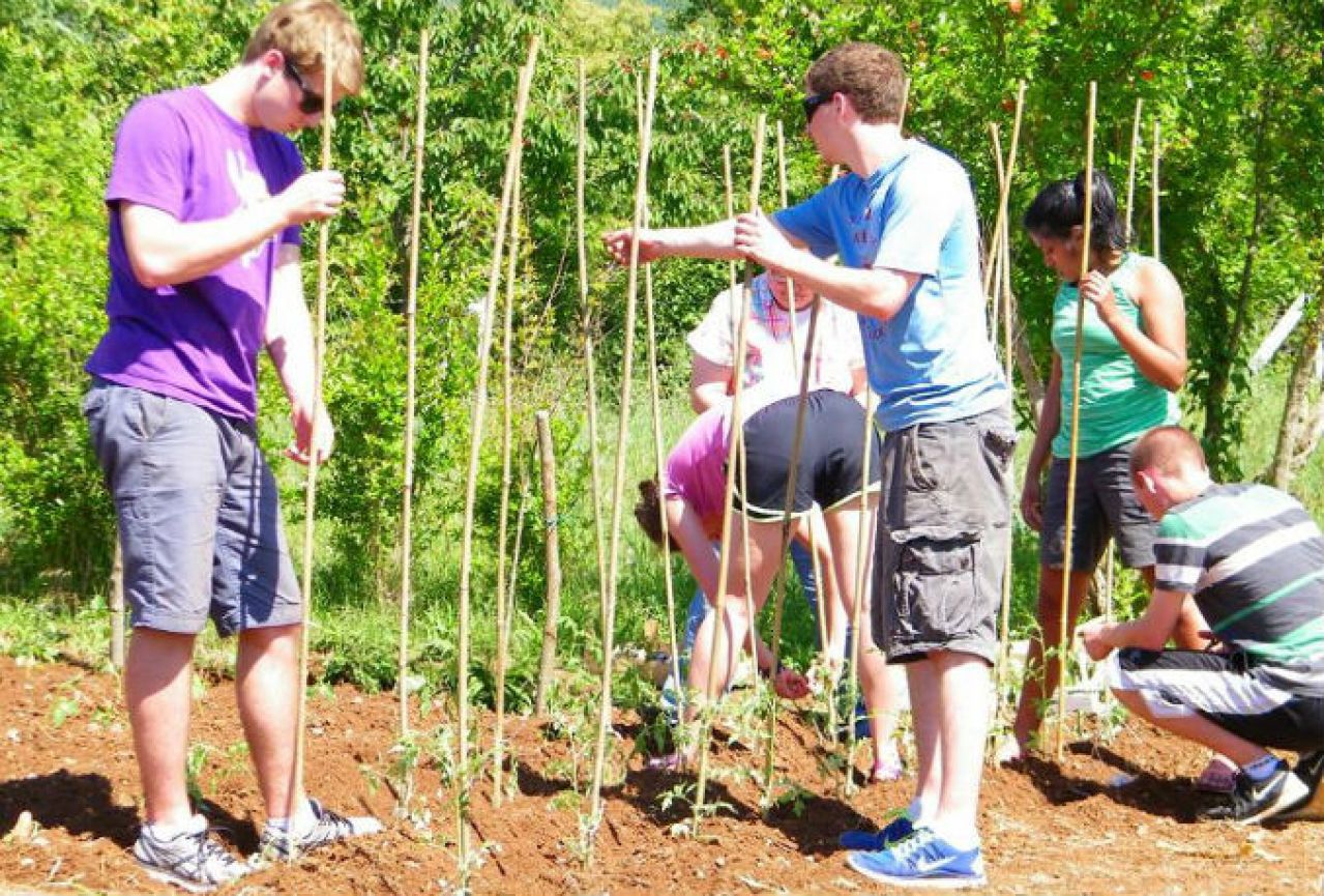 Studenti iz Minnesote zasadili bio-vrt na farmi u Mostaru