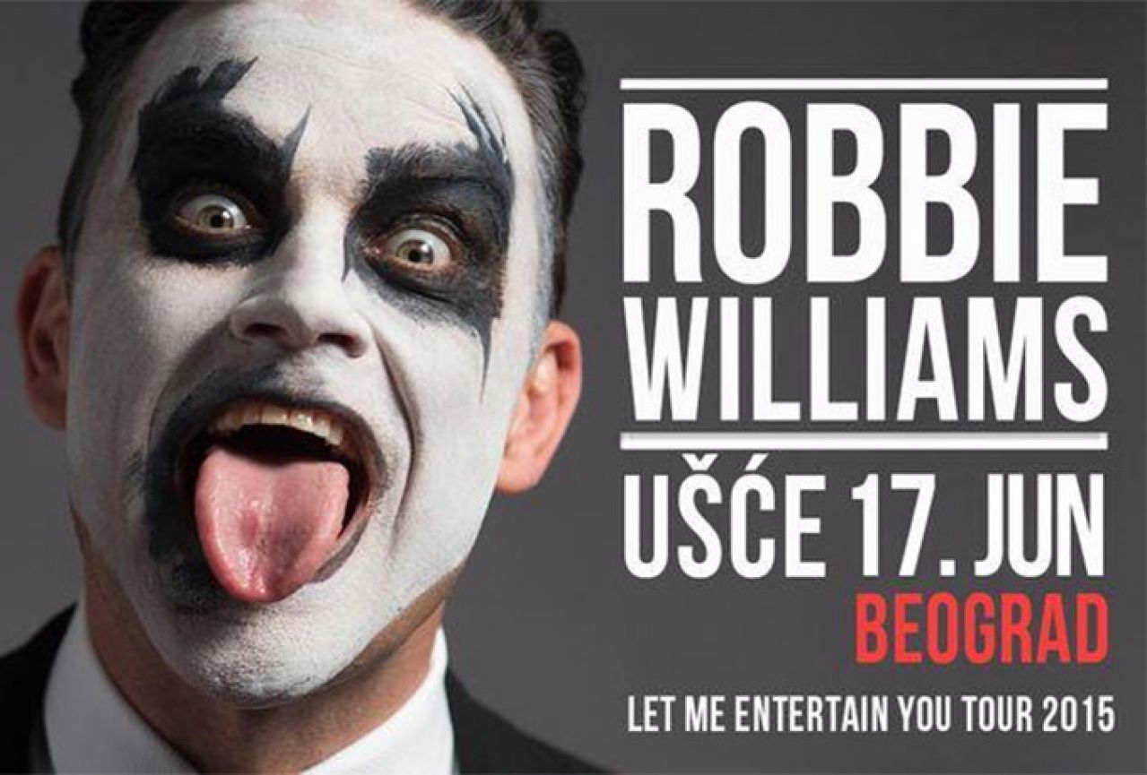 Robbie Williams na koncertu u Beogradu: Dobra večer, Zagreb