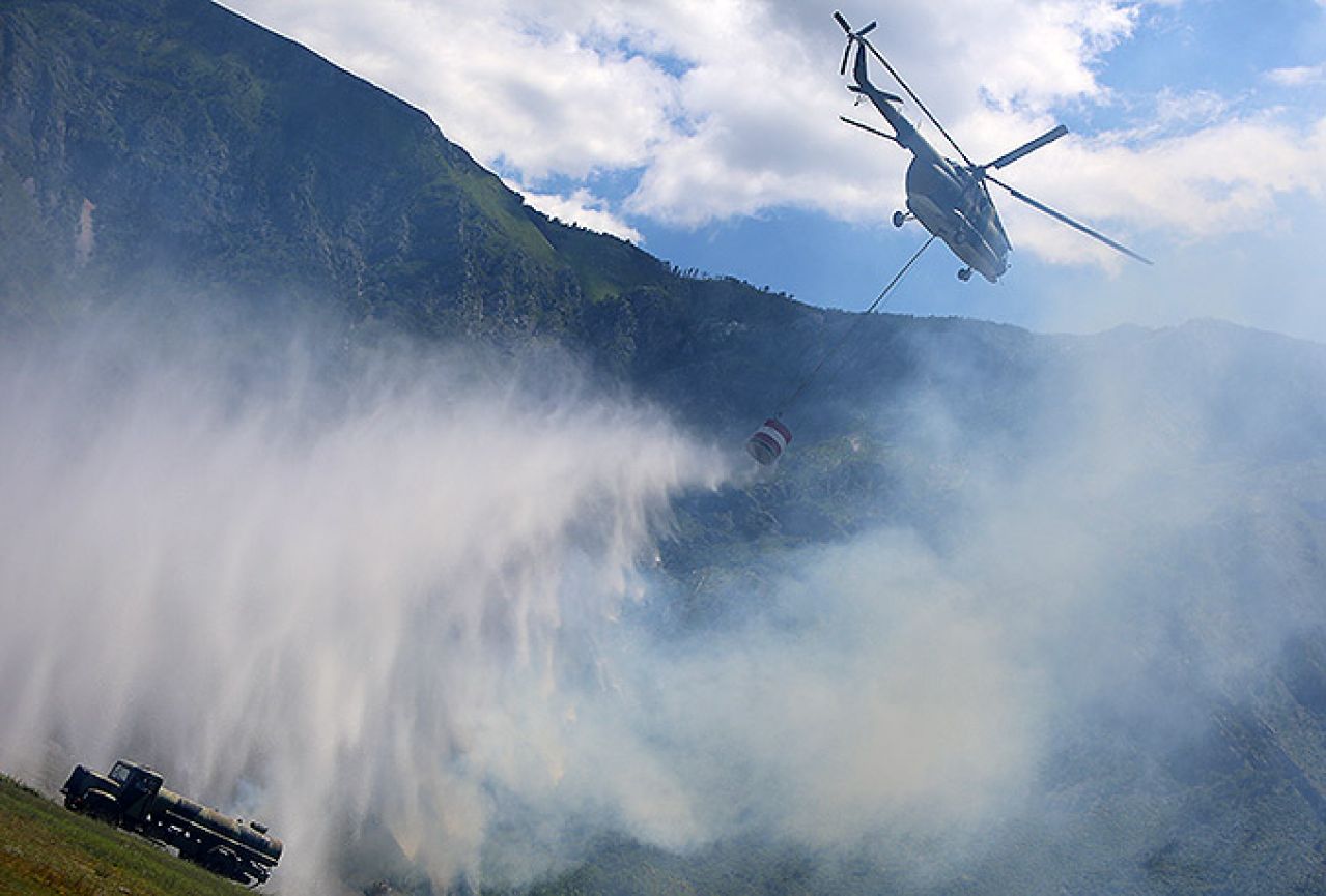 Livač: U gašenju požara sudjelovala dva helikoptera OS BiH