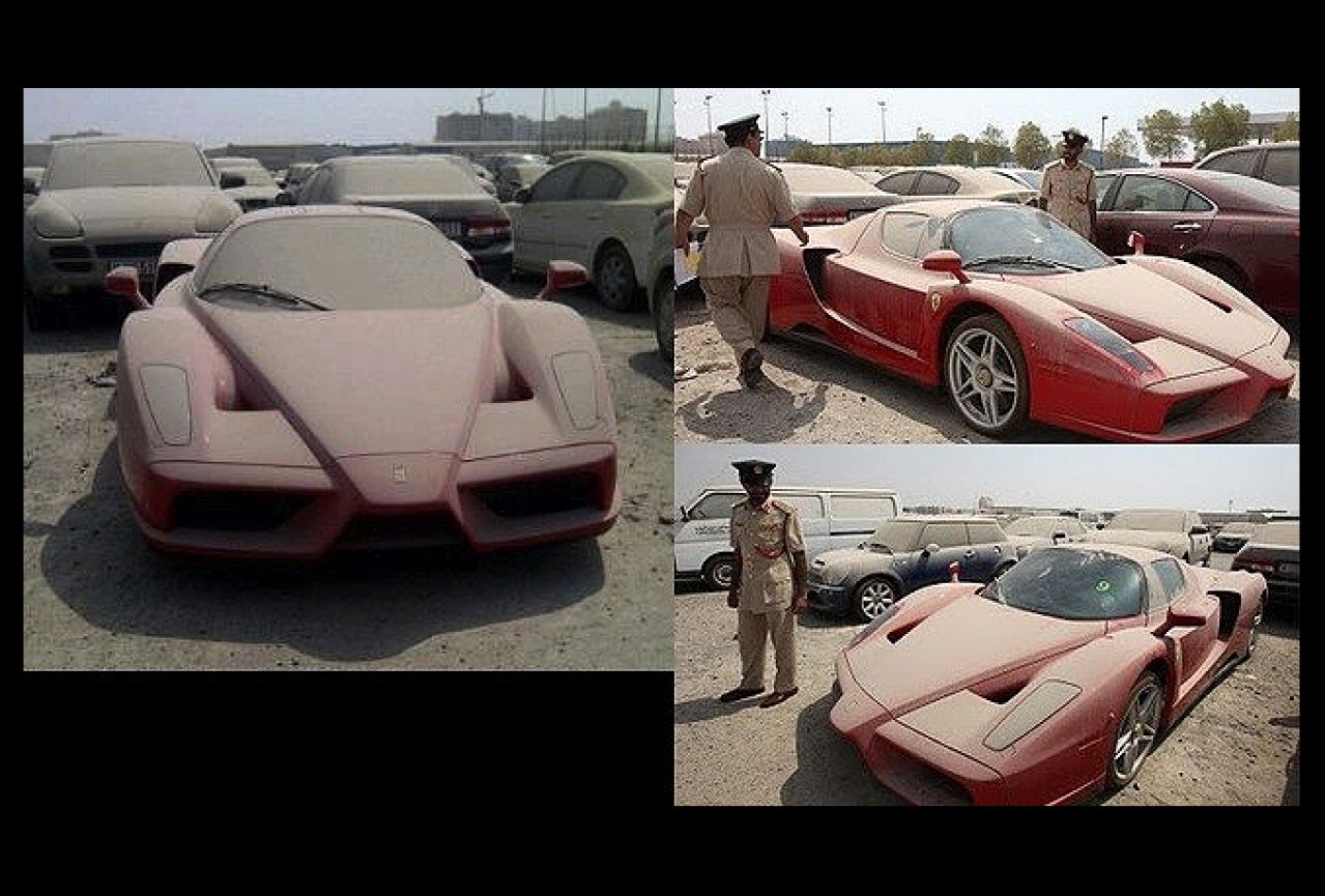 Dubai pati zbog napuštenih Ferrarija i Porschea