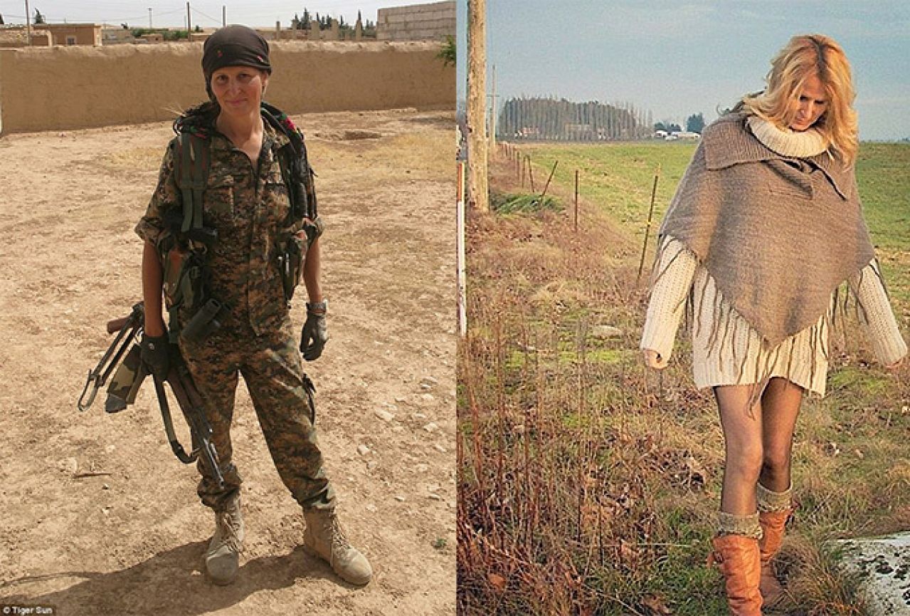 Modnu pistu zamijenila ratištem: Nekada manekenka, danas borac protiv IS-a