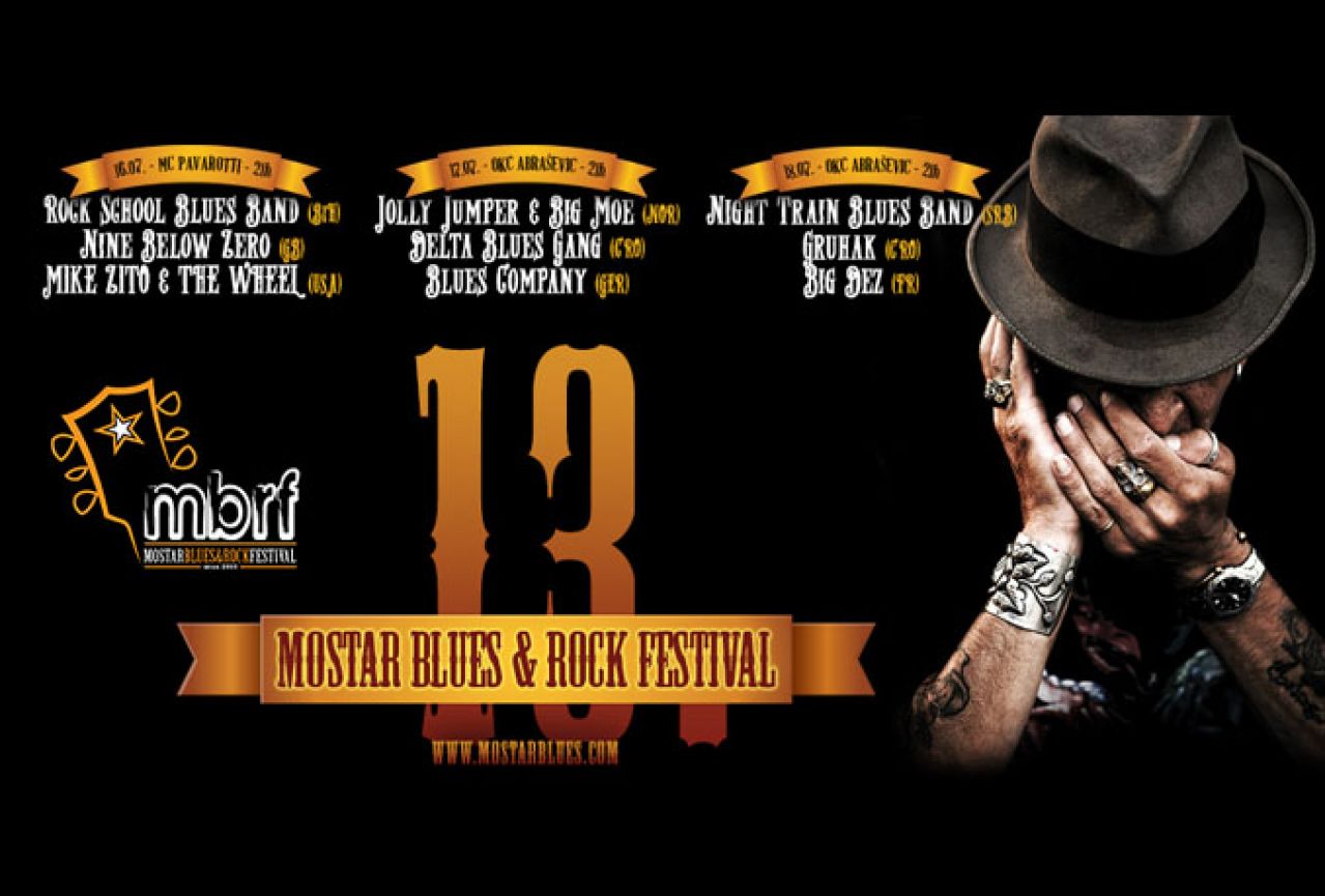 Jeste li spremni za 13. Mostar Blues & Rock Festival?