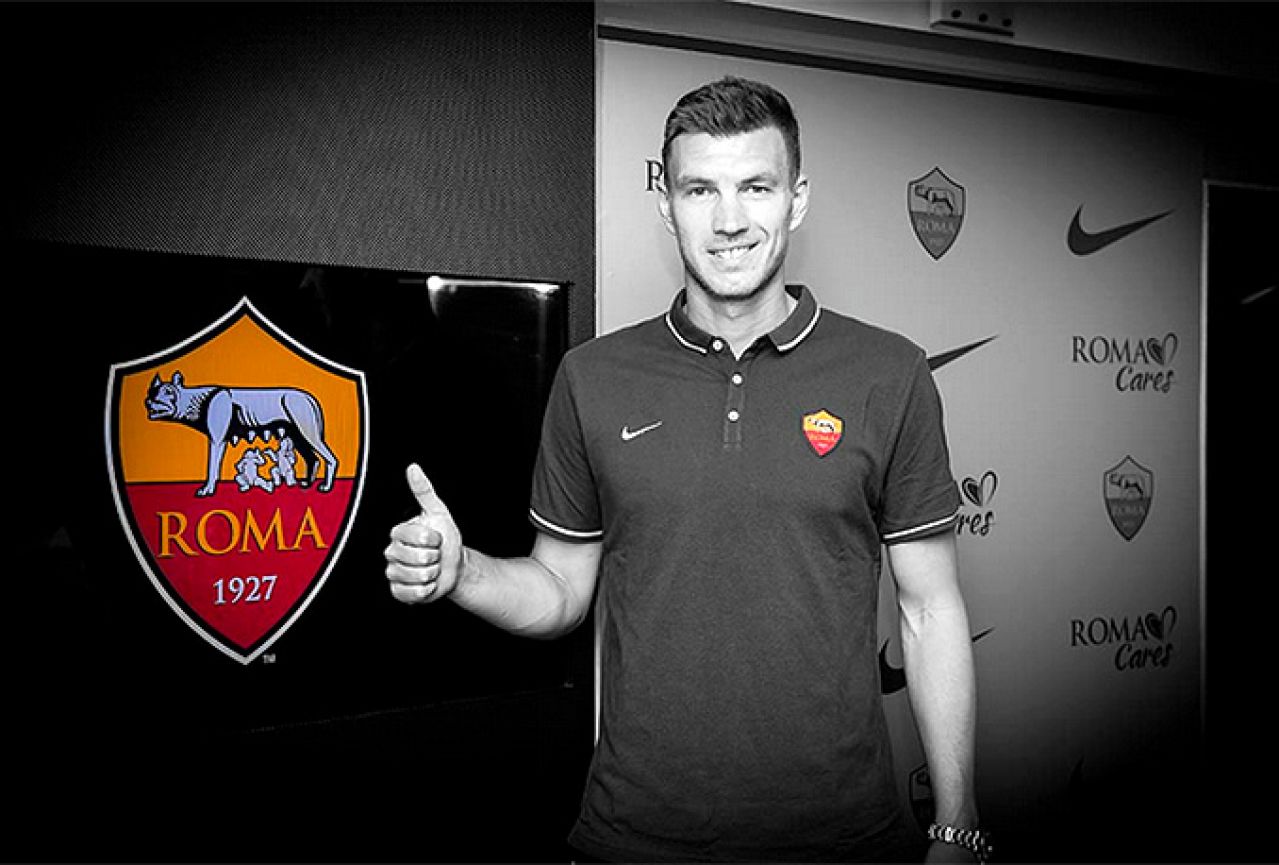 Džeko službeno predstavljen kao novi igrač Rome