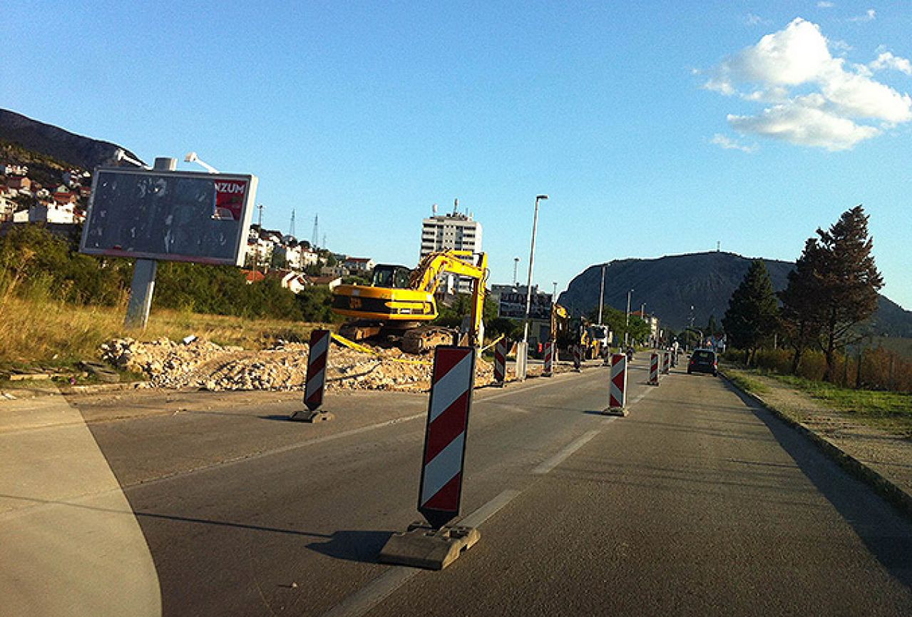 Mostar: Radovi na izgradnji kolektora u punom jeku