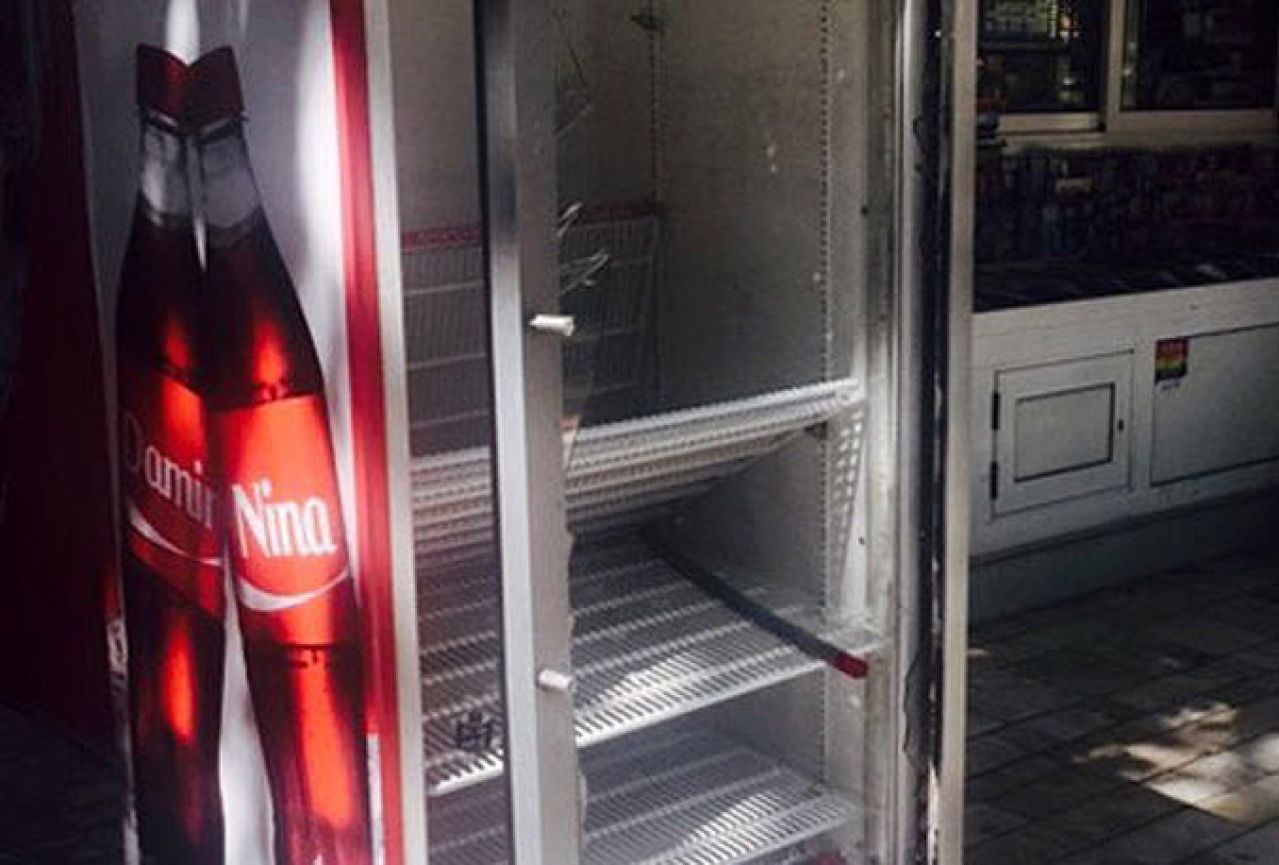Opljačkan hladnjak za sokove na Rondou 
