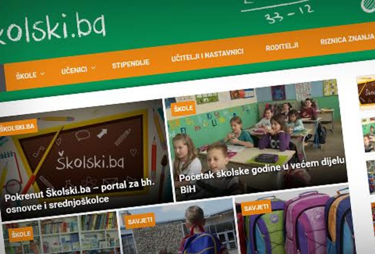 Pokrenut Školski.ba – portal za bh. osnovce i srednjoškolce
