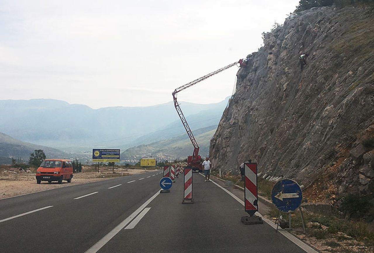 Zbog radova na Žovnici prometuje se usporeno