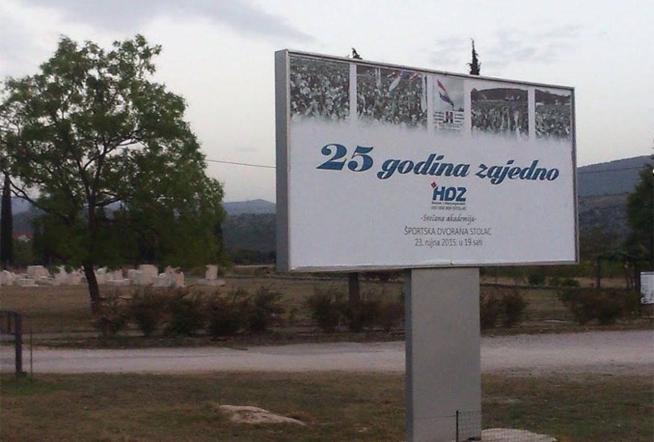 HDZ BiH Stolac slavi 25 godina kontinuiranog uništavanja Stoca