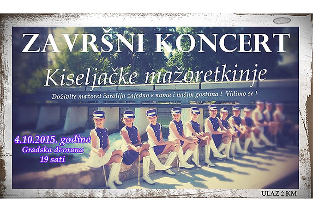 Samostalni koncert Kiseljačkih mažoretkinja