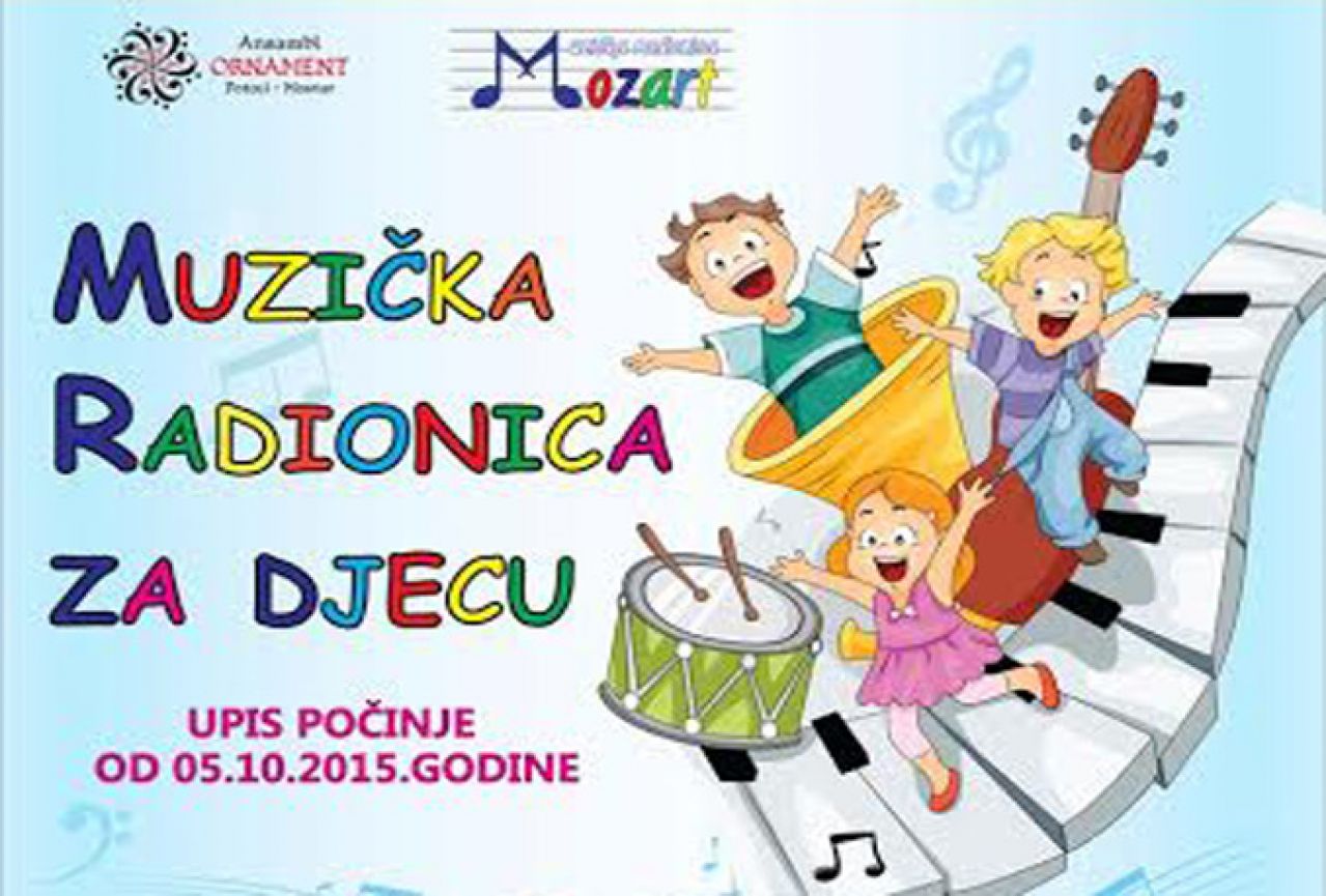 Upis u glazbenu radionicu za djecu