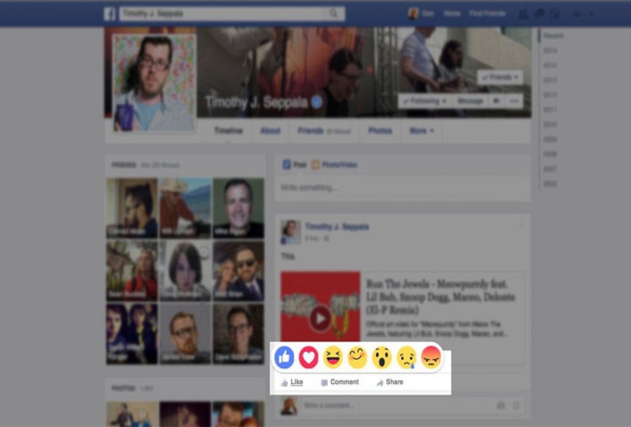 Facebook testira "prošireni Like" nazvan "Reactions"