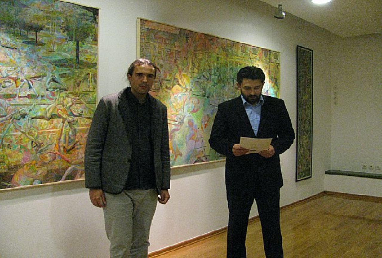 Crnogorski umjetnik Darko Đurović se prvi put predstavio hercegovačkoj publici