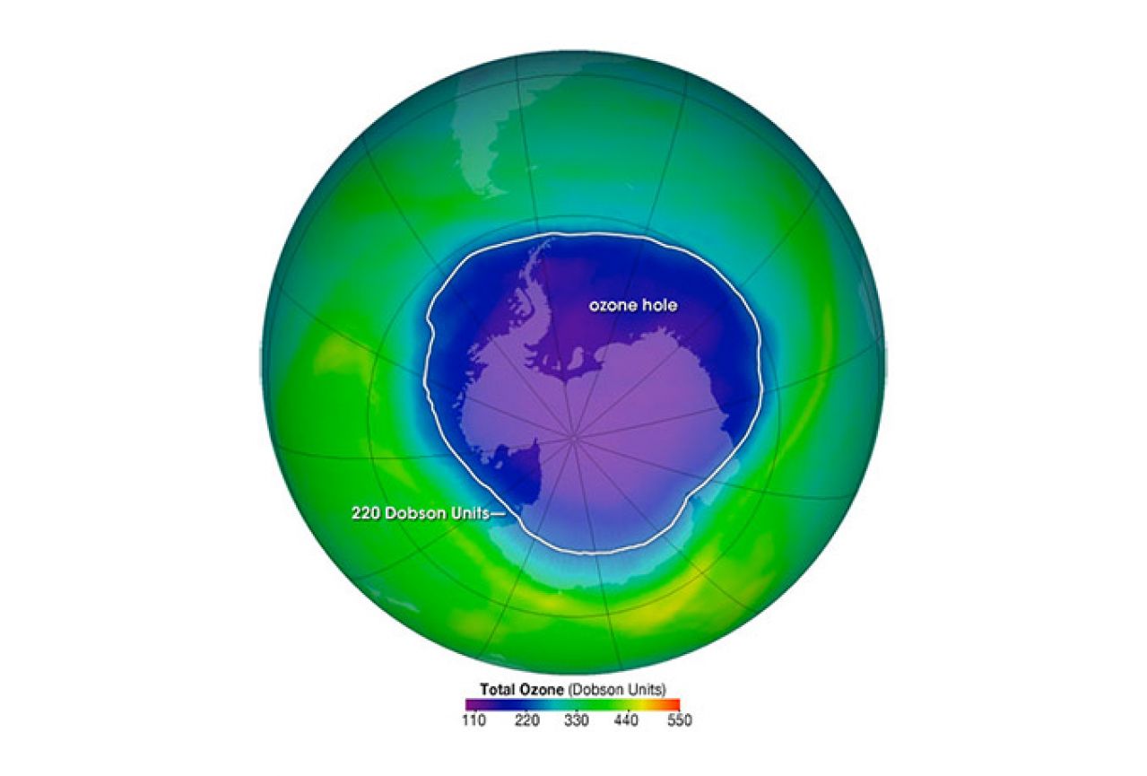 Ozonska se rupa ove godine proširila u neočekivanoj rekordnoj mjeri