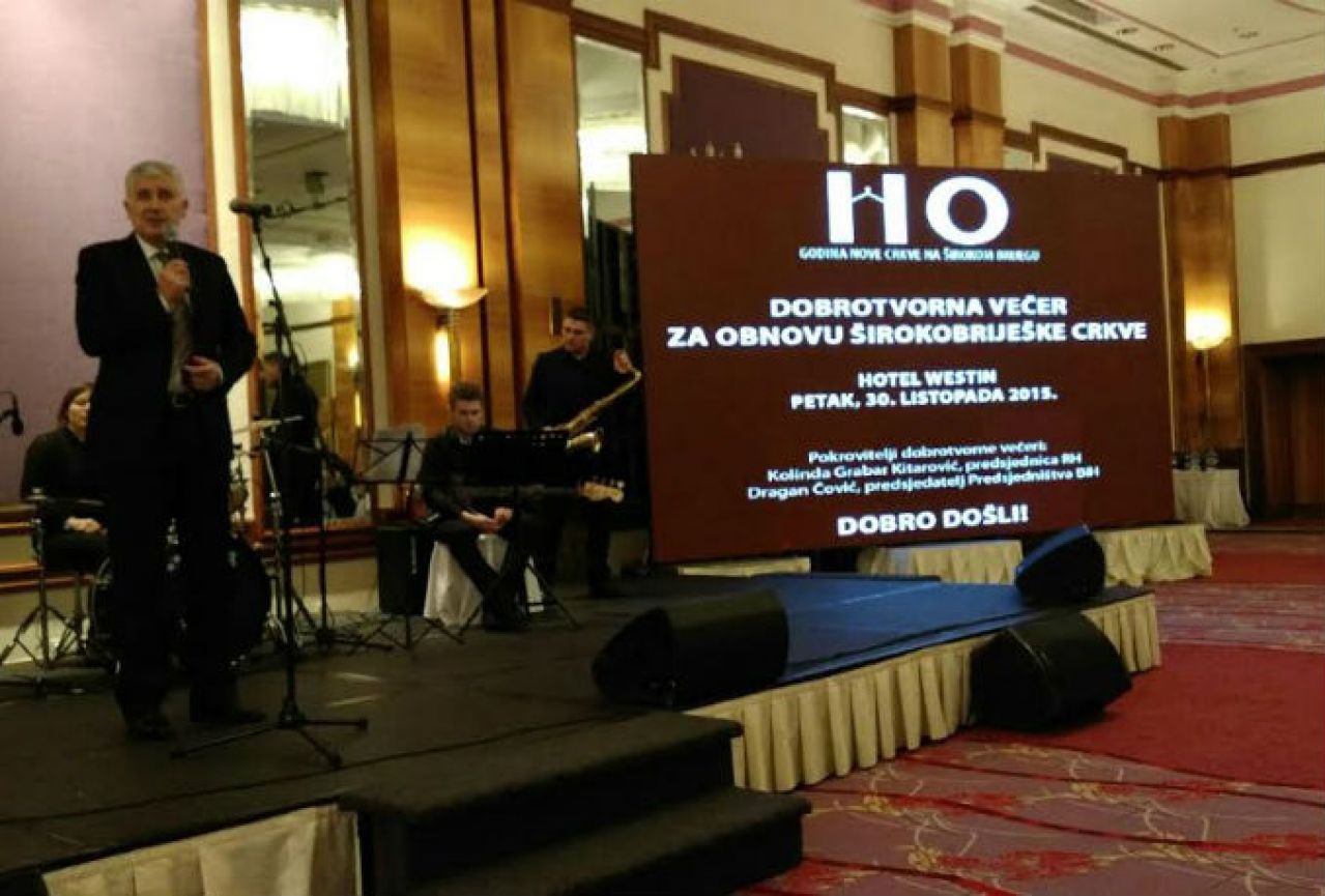 Zagreb: Čović na dobrotvornoj večeri za obnovu širokobriješke crkve